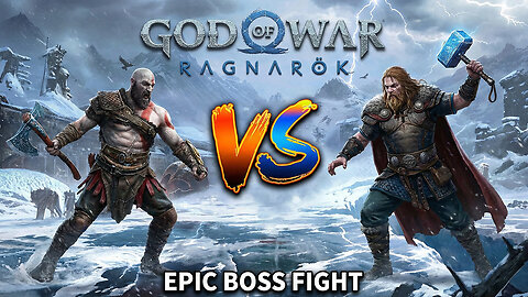 Kratos vs Thor Boss Fight | God of War Ragnarök | Epic Final Battle 4K Gameplay