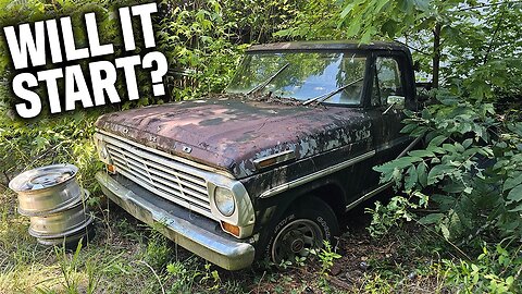 Will It Start? Abandoned 26 YEARS 67 F100 SHORTBED - $1500