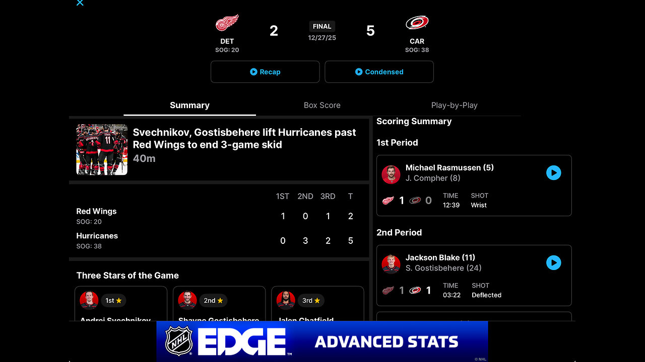 Red Wings Fall, Griffins Roll | ECHL Strike Ends & World Juniors Update | 7 Minute Wings