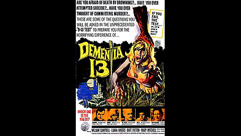 Dementia 13 (1963) Francis Ford Coppola – Full Horror Movie HD | Public Domain