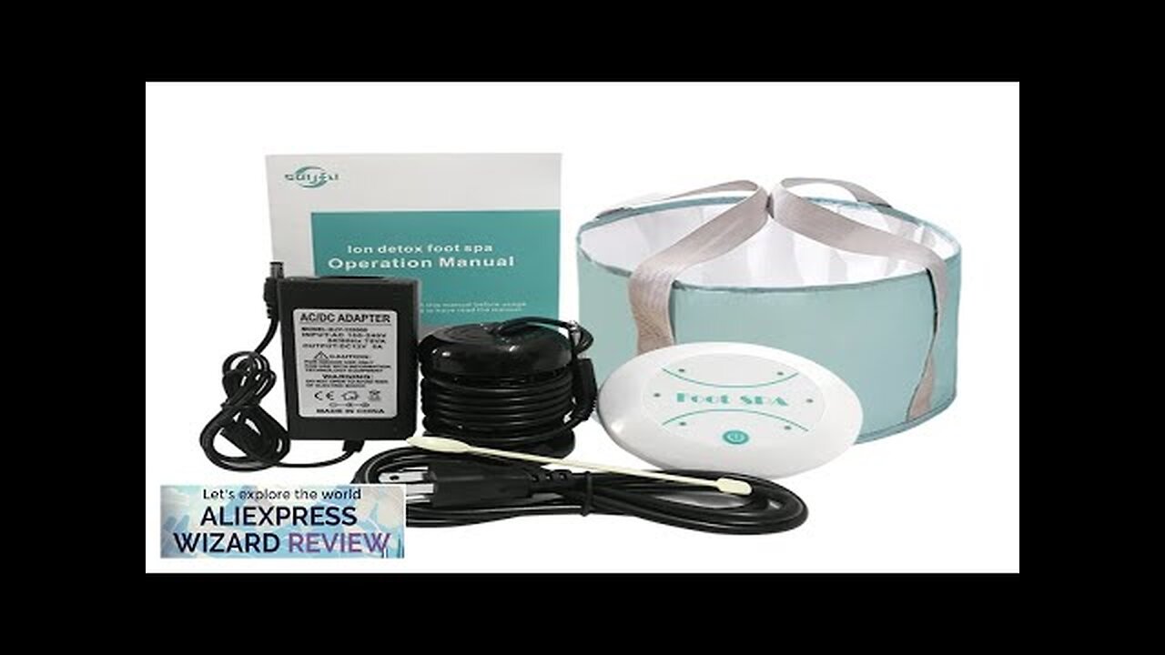 Ionic Foot Detox Machine for Foot Massager Relaxation Treatment Foot Spa Pedicure Review