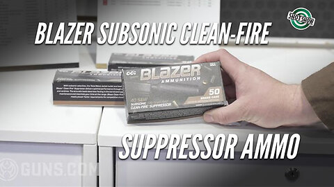 SHOT Show 2026: Blazer Subsonic Clean-Fire Suppressor Ammo