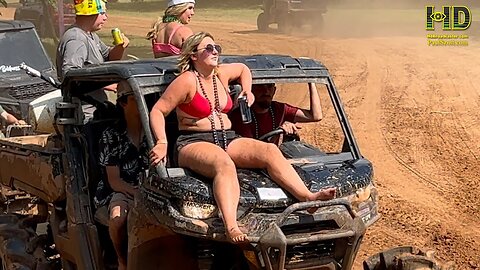 Driving around Louisiana Mudfest, Trucks Gone Wild 2025