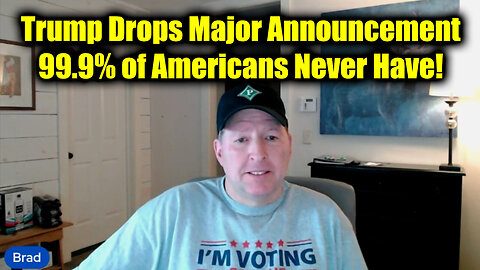 Trump Drops Major Announcement - 99.9% of Americans Never Have!