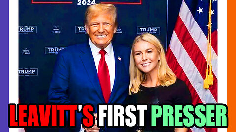 🔴LIVE: NEWS SHOW following Karoline Leavitt's First Whitehouse Press Conference 🟠⚪🟣