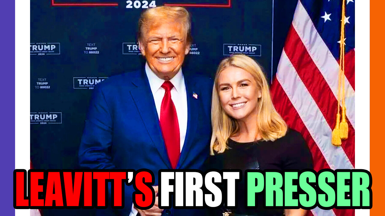 🔴LIVE: NEWS SHOW following Karoline Leavitt's First Whitehouse Press Conference 🟠⚪🟣