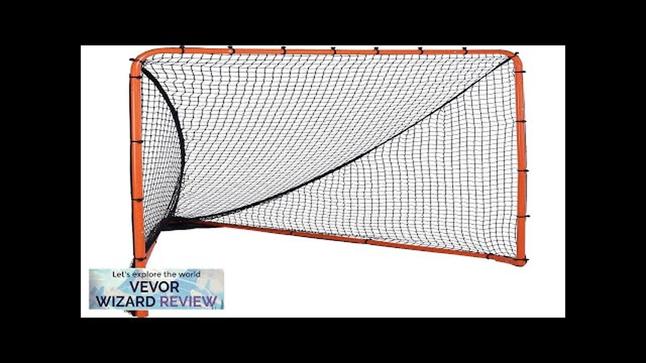 VEVOR Lacrosse Goal 6' x 6' Lacrosse Net Folding Portable Backyard Lacrosse Review