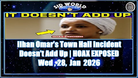 Ilhan Omar’s Town Hall Incident Doesn’t Add Up - HOAX EXPOSED