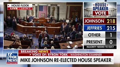 How Mike Johnson&apos;s re-election to House speaker reflects the &apos;Trump effect&apos;