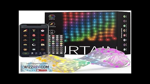 400LED 540LED Wifi APP Controlled Christmas Curtain Lights Window DIY Wedding Garland Review