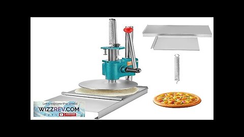 VEVOR Manual Pizza Dough Press Machine 9.5inch/24cm Household Pizza Pastry Stainless Steel Review