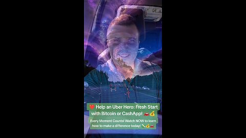 Help an Uber hero start fresh with 1 Bitcoin! πΈ