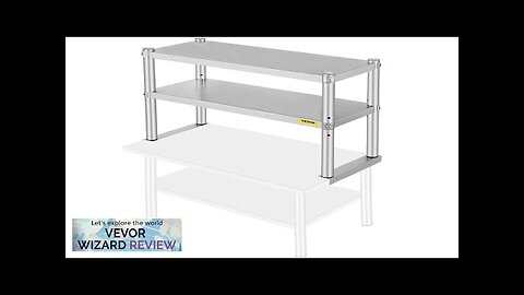 VEVOR Double Overshelf Double Tier Stainless Steel Overshelf 30 in. L x Review