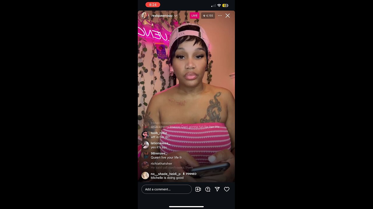 Queen Opp wants to spend the night with Juju pt.10-15🤣 #queenoppandchelle