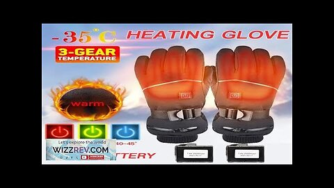 NEW Motorcycle Heated Glove Waterproof Rechargeable Heating Thermal Gloves Heated Motorcycle Review