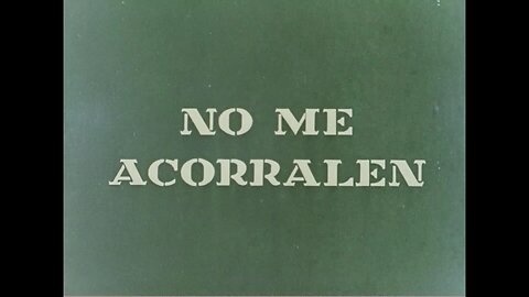 Don't Fence Me In, No Me Acorralen (1962 Original Colored Cartoon)