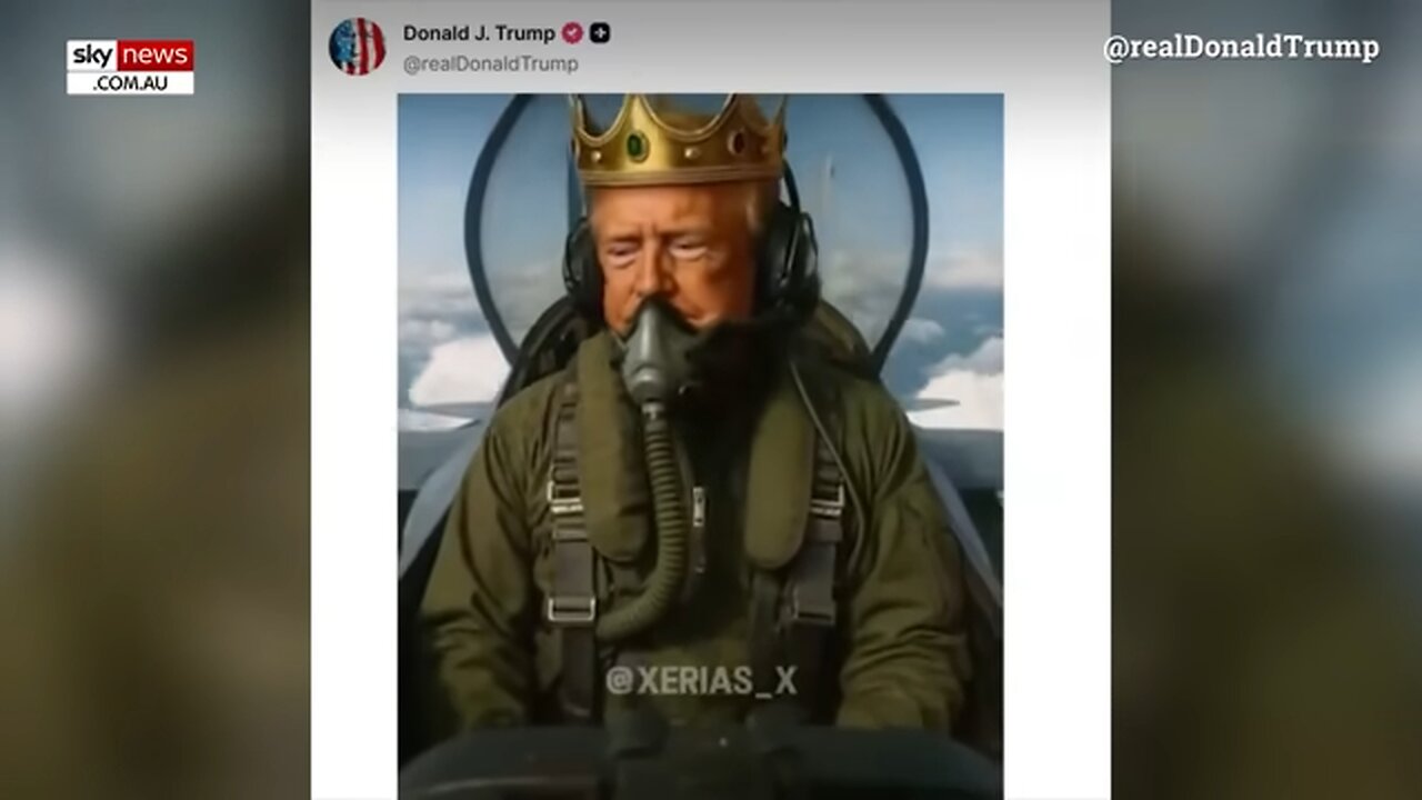 Donald Trump hilariously mocks No Kings protesters by dropping manure on them in AI video