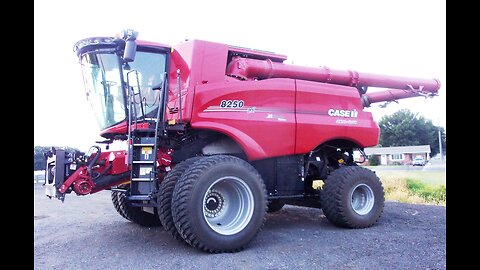 How We Harvest Wheat With Hillside Combines