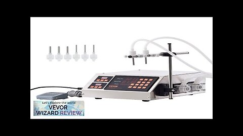 VEVOR Liquid Filling Machine 5-650ml Filling Capacity Automatic Bottle Filler Machine Review