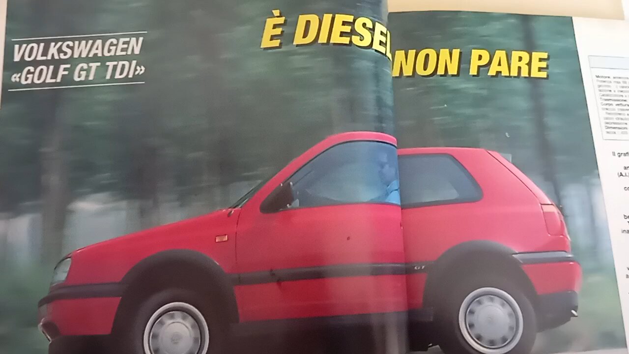 VOLKSWAGEN GOLF TDI, QUANDO LA CLIENTELA NON ERA STUPIDA.