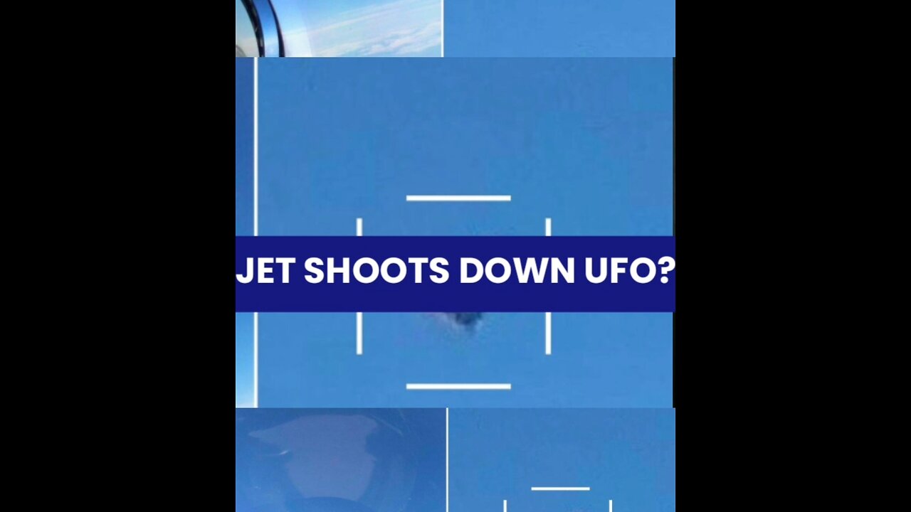 JET SHOOTS DOWN UFO?