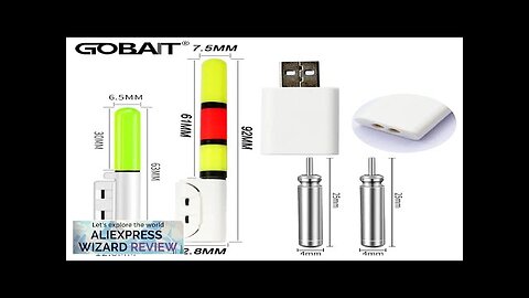 Fishing Light Stick Rod LED CR425 3.6V Lithium Battery USB Charge Kit Review