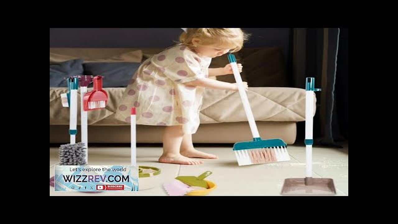 Kids Simulated Life Cleaning Toys Children's Pretend Play Cleaning Set and Sanitation Review