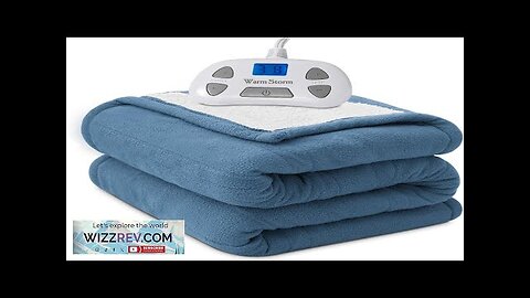 Heated Electric Blanket Twin Size 62"x84" Heating Warming Bed Blanket Review