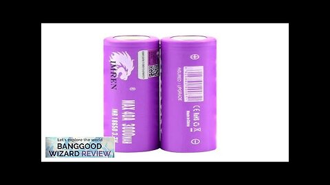 USA Direct 200Pcs IMREN 40A High Power 18650 Battery 3000mah 3.7V Rechargeable Review