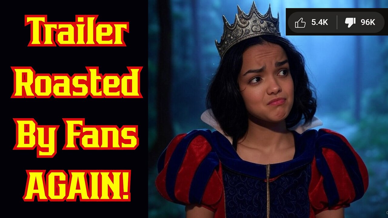 Disney's Latest Snow White Trailer Gets Obliterated By Fans AGAIN! Rachel Zeigler Flop Guaranteed