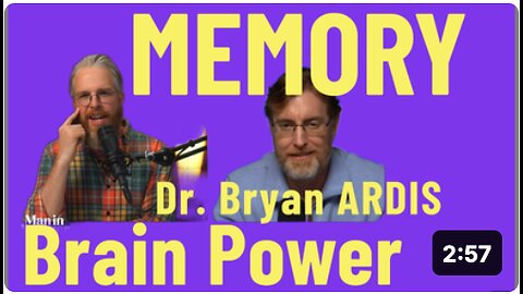 NICOTINE Heals BRAIN FUNCTION. Dr. 'Bryan Ardis'