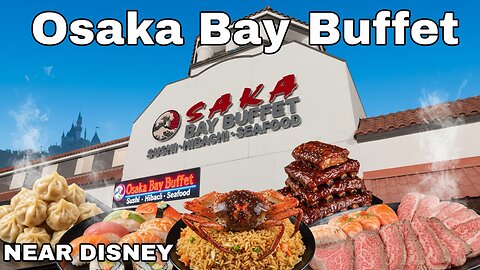 Is This the BEST Asian Buffet near Disney? Osaka Bay Buffet Review | Latin Chopsticks