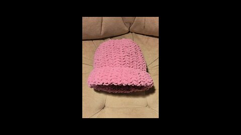 Hair-tie Beanie Crochet