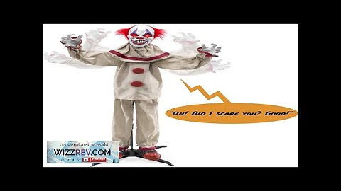 Best Choice Products Scary Harry The Motion Activated Animatronic Killer Clown Halloween Review