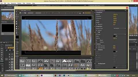 Adobe Premiere Quick Tips #1 - How to add black bars on video