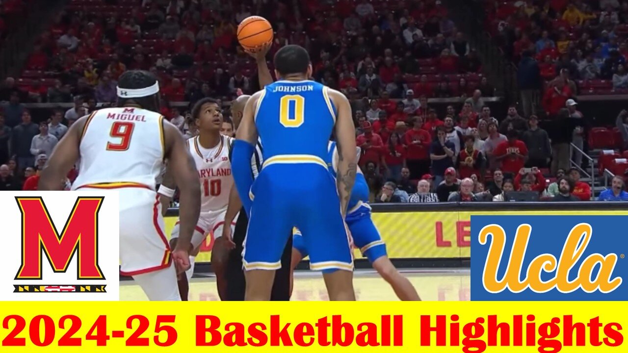 #22 UCLA vs Maryland Basketball Game Highlights 1 10 2025