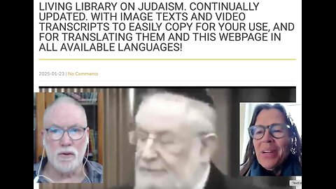 Jeff Brown and Cat McGuire on "Living Library on Judaism"