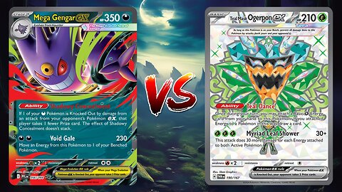 Pokemon TCG Live Mega Gengar EX VS Ogerpon EX Meganium!!