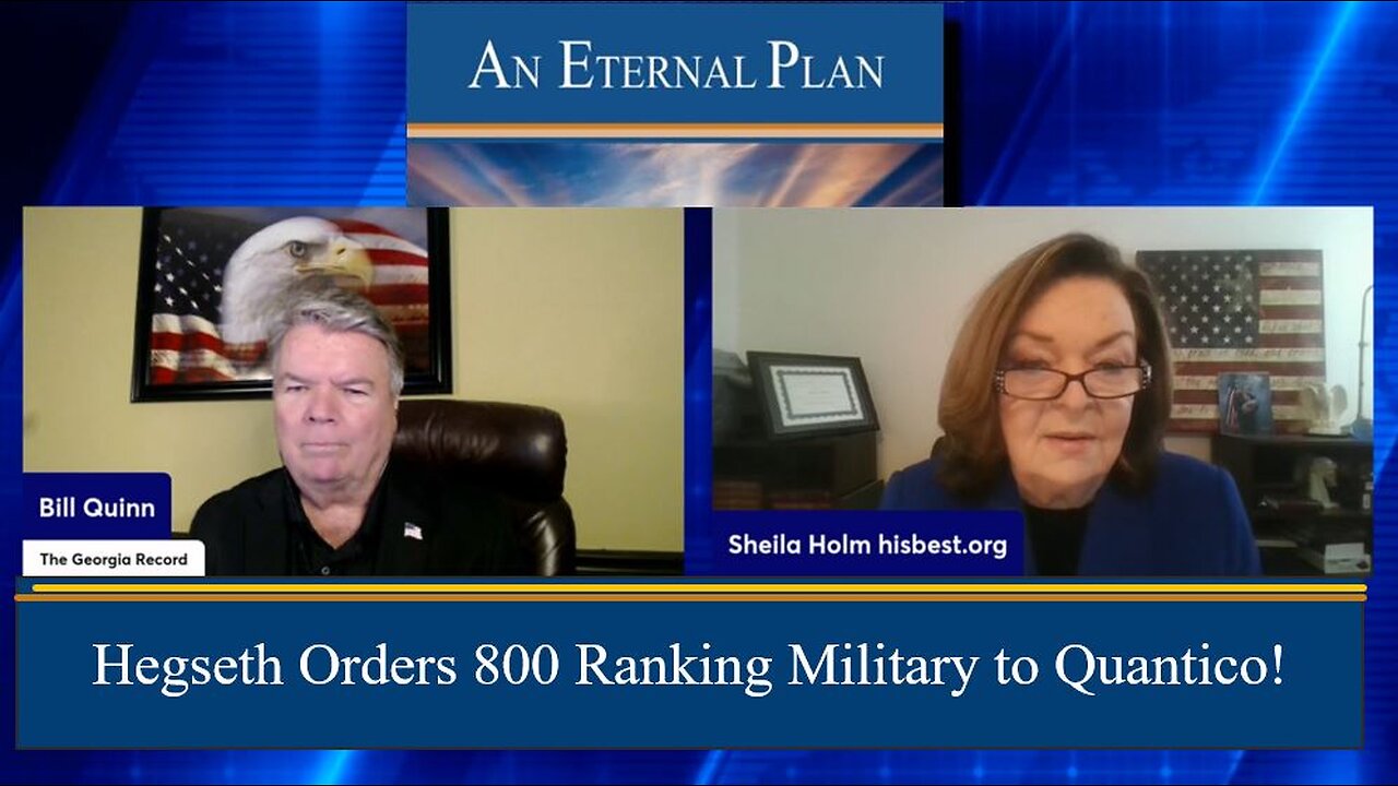 Sheila Holm – Why have hundreds of Ranking Military been ordered to Quantico next week?