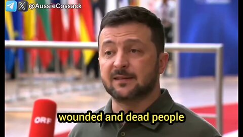 Zelensky finally admits time is running out because there are too many dead and wounded Ukrainians
