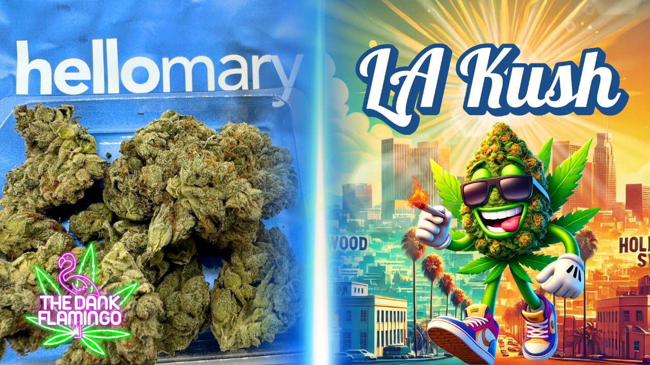 Trying LA Kush THCa from ShopHelloMary! The Dank Flamingo Cannabis Review!!