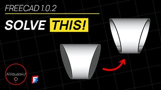 🪲 FreeCAD Bug? - FreeCAD Thickness Tutorial - FreeCAD Pipe - FreeCAD Part Design Tutorial | #Shorts