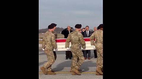 President Trump witnesses the dignified transfer of our American Patriots killed in Syria [full] 12.17.25 ~ by NewMax