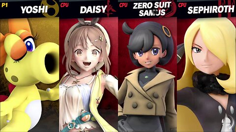 Yellow Birdo vs Ryza & Emma & Cynthia [MAKI SSBU Member Request - LIMITED INPUT]