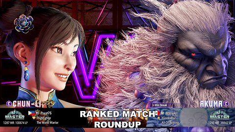 Kuya Kalbo SF6 Ranked Roundup. Chun Li Master Rank [Hori Fight Stick]