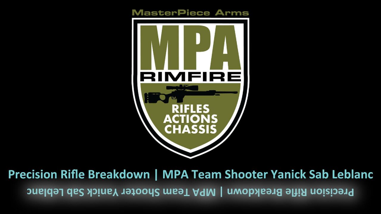 Precision Rifle Breakdown | MPA Team Shooter Yanick Sab Leblanc