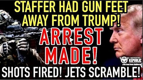 Staffer Reportedly Had GUN Feet Away From Trump! Arrest Made! Shots Fired! Jets Scramble!