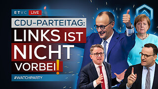 🟥 CDU-PARTEITAG: Kommt MERKEL? 😱 Oder: Geht MERZ? 🏳 🌈🥳 | #WATCHPARTY