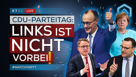 🟥 CDU-PARTEITAG: Kommt MERKEL? 😱 Oder: Geht MERZ? 🏳 🌈🥳 | #WATCHPARTY