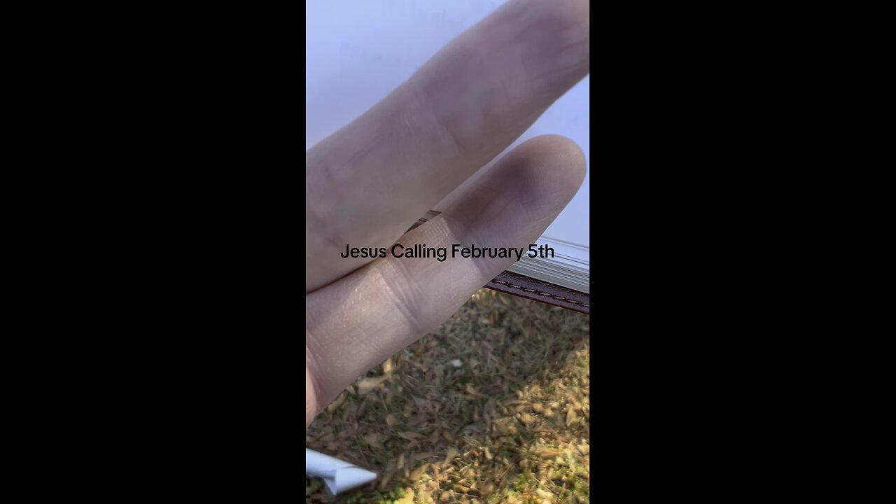 Jesus Calling February 5th!